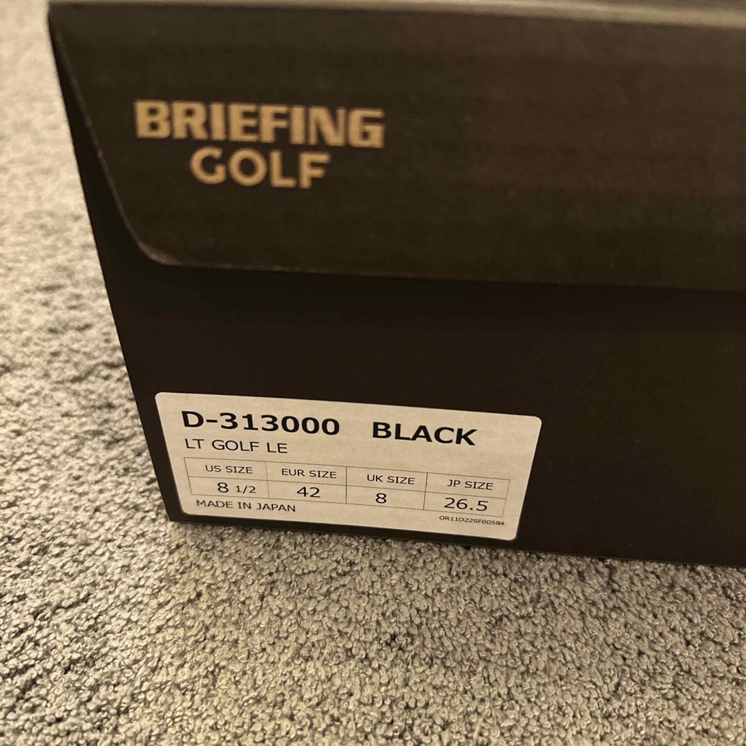 BRIEFING - 新品未使用！Danner✖️BRIEFING GOLF シューズ ブラックの