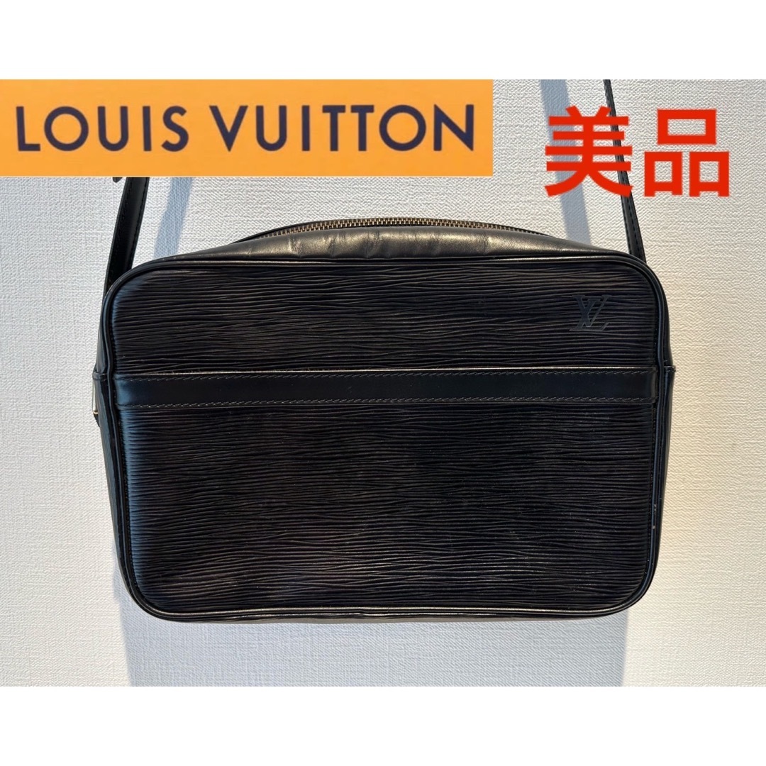 美品❗️ LOUIS VUITTON エピレザー ショルダーバッグ ブラック-