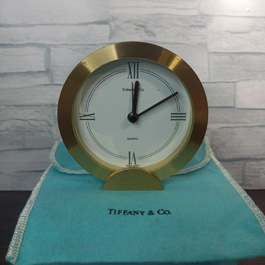 Tiffany & Co. - TIFFANY ティファニー 置き時計 ヴィンテージの Tiffany & Co. - TIFFANY ティファニー 置き時計 ヴィンテージの