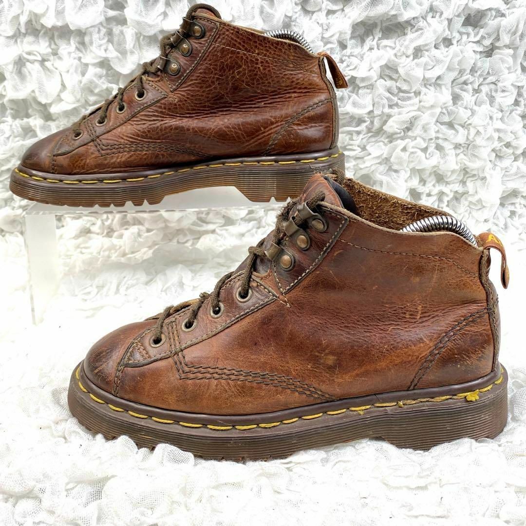 s197【ドクターマーチン】イングランド オイルドレザー ショートモンキーブーツ靴/シューズ