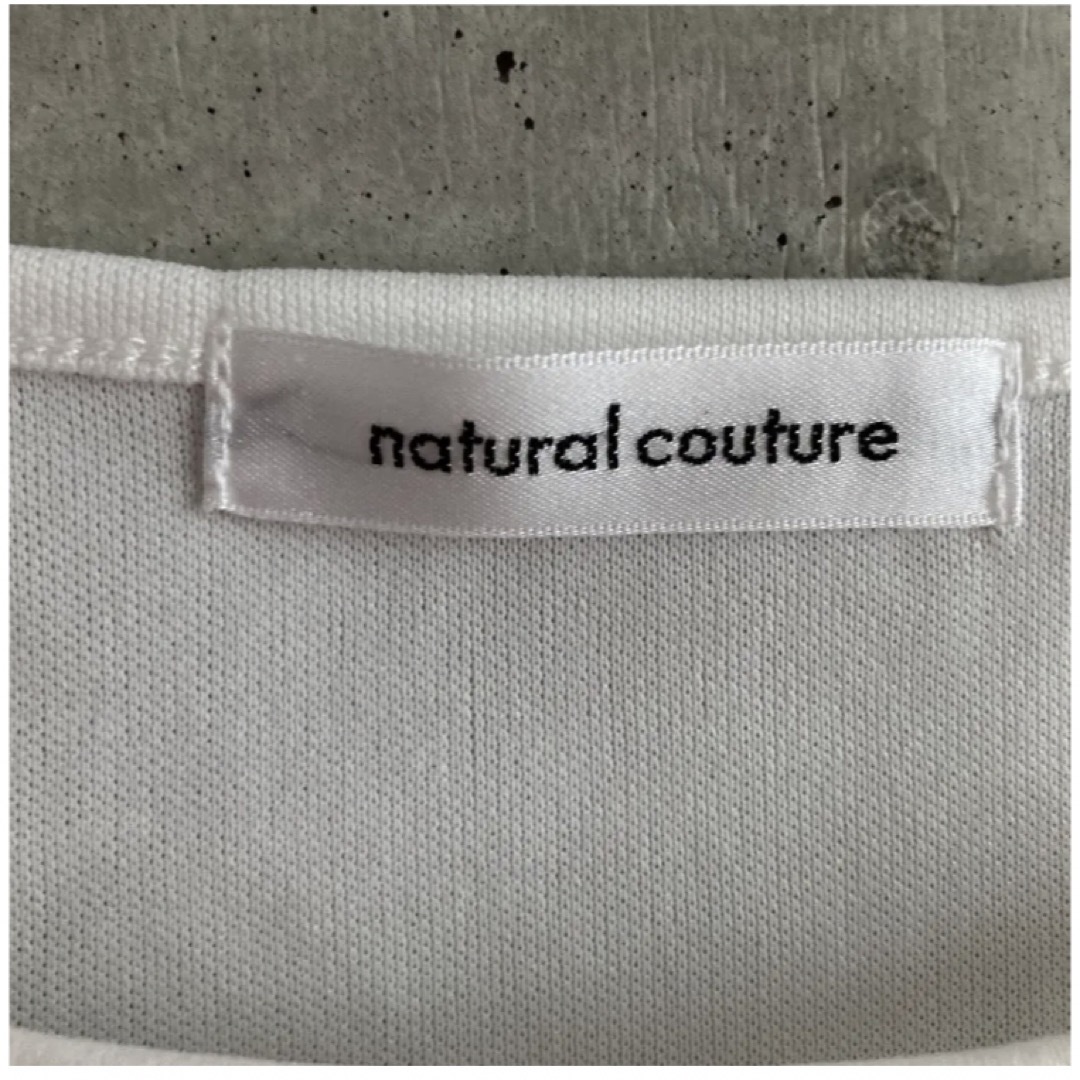 natural couture(ナチュラルクチュール)の★natural couture★ナチュラルクチュール トップス ホワイト 白 レディースのトップス(シャツ/ブラウス(長袖/七分))の商品写真