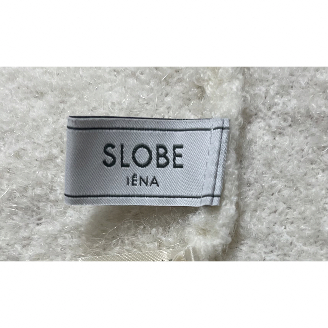 SLOBE IENA(スローブイエナ)のSLOBE IENA スローブイエナ チュニック ニット ワンピース アイボリー レディースのワンピース(ひざ丈ワンピース)の商品写真