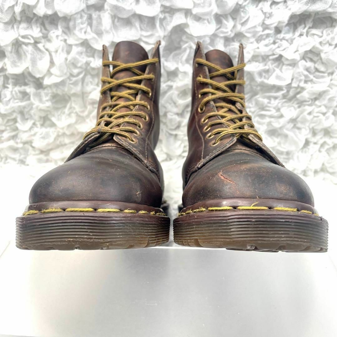 Dr.Martens(ドクターマーチン)のs166【ドクターマーチン】イングランド 8ホール オイルド ショートブーツ 茶 メンズの靴/シューズ(ブーツ)の商品写真