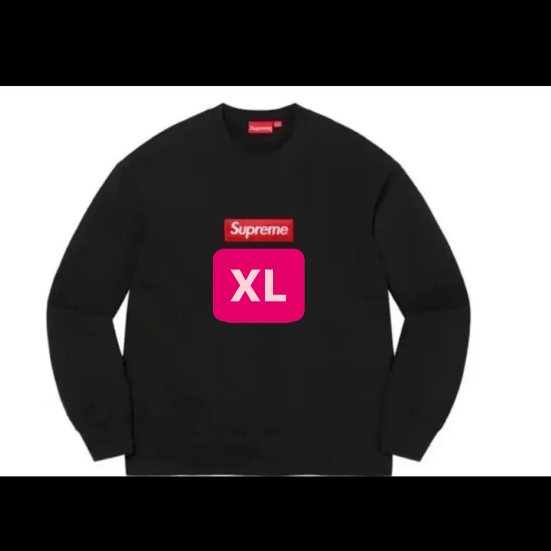 Supreme Box Logo Crewneck Black ボックスロゴ