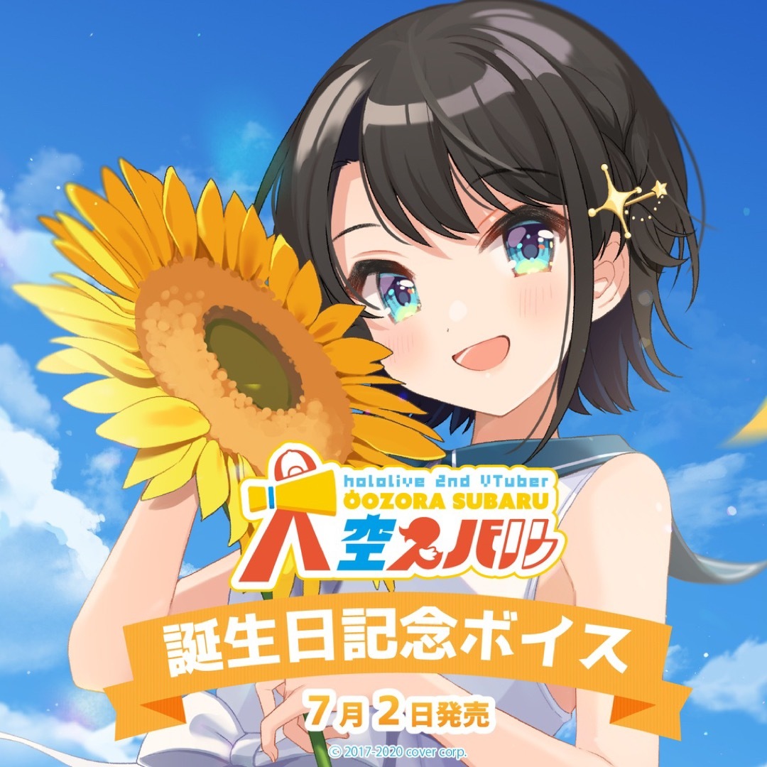 【レア】大空スバル 誕生日記念2020 直筆サイン入りポストカード ホロライブ