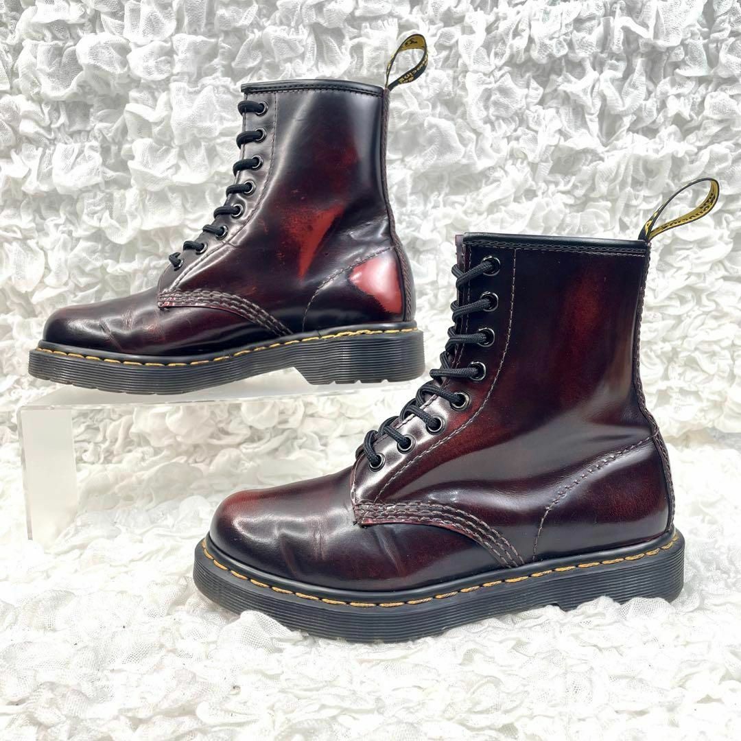 Dr.Martens ドクターマーチン 3ホール チェリーレッド　ブラウン　赤茶