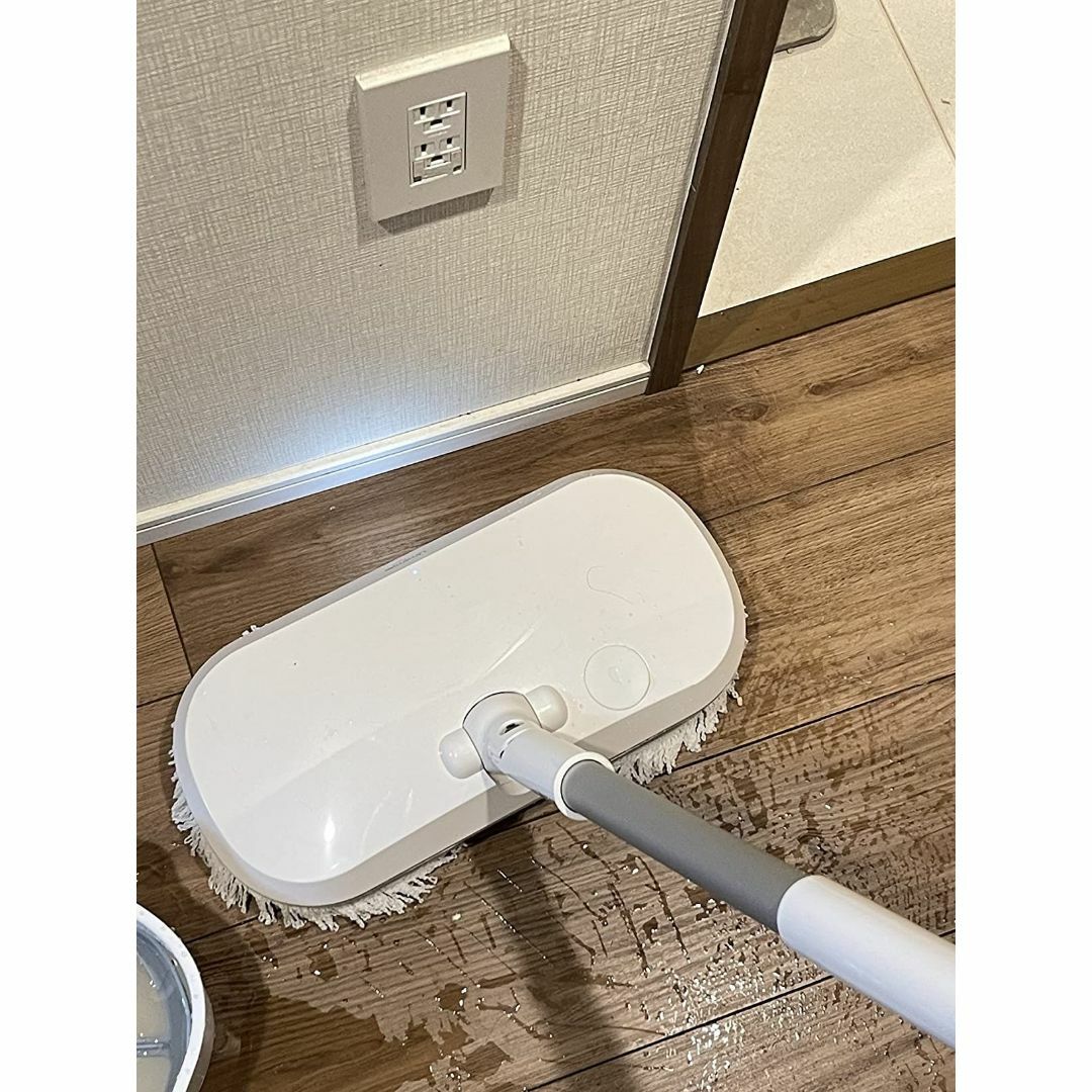 回転モップ フロアワイパー 水拭き LED照明付きコードレスクリーナー 回転モップ フロアワイパー 水拭き LED照明付きコードレスクリーナー