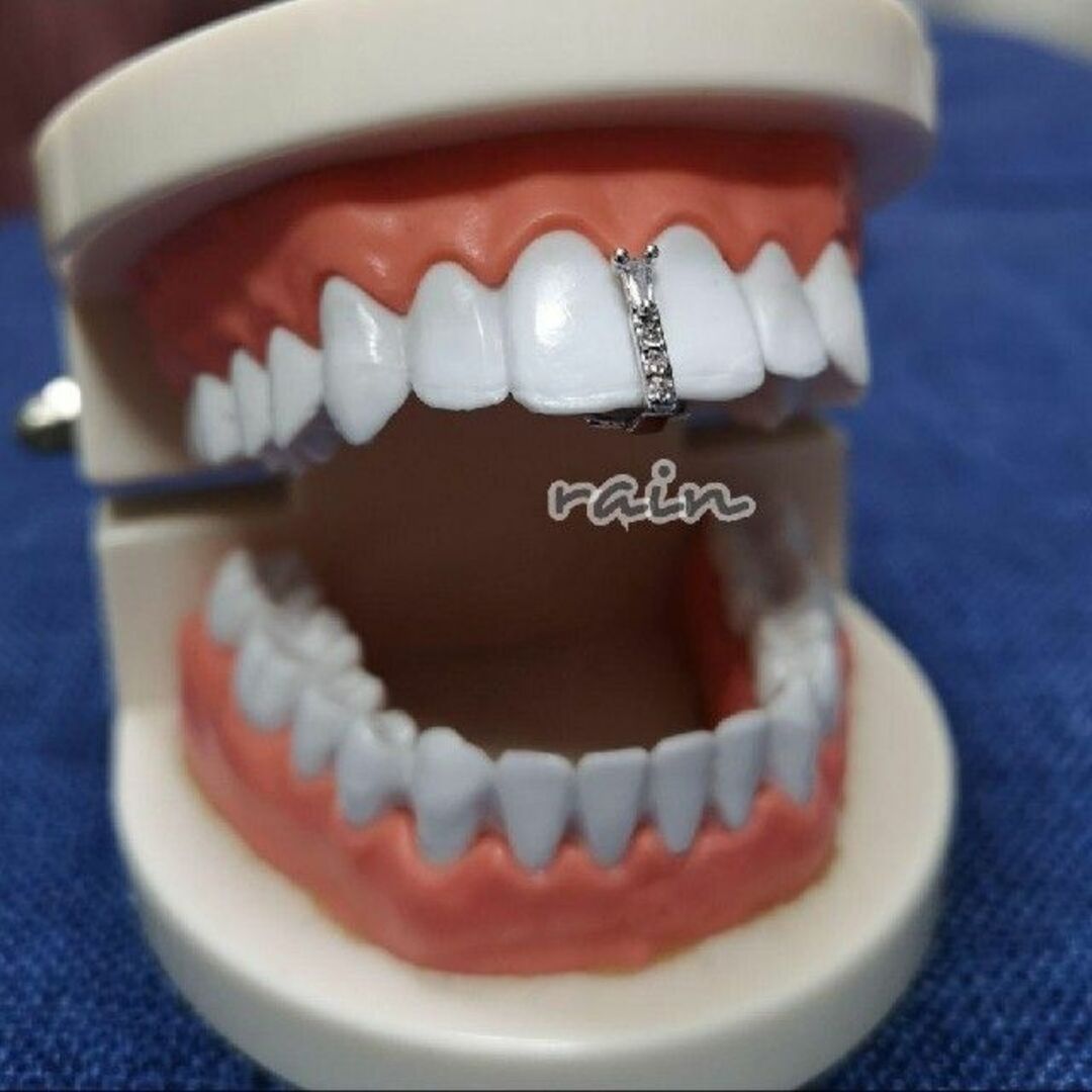 【シルバー】スタッド グリルズ silver grillz メンズのアクセサリー(その他)の商品写真