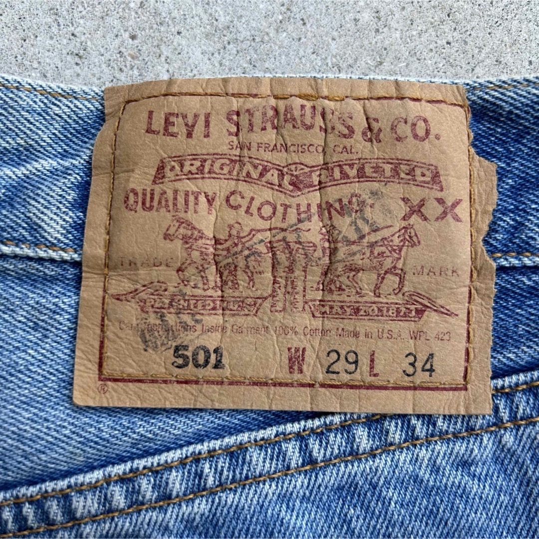 美品 90年代 USA製 Levi's 501 ジーンズ デニム W29