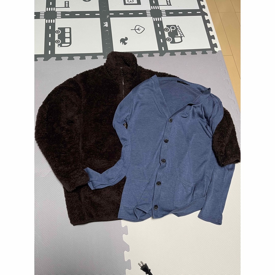 UNIQLO(ユニクロ)のファリーフリースとカーディガンのセット メンズのトップス(カーディガン)の商品写真