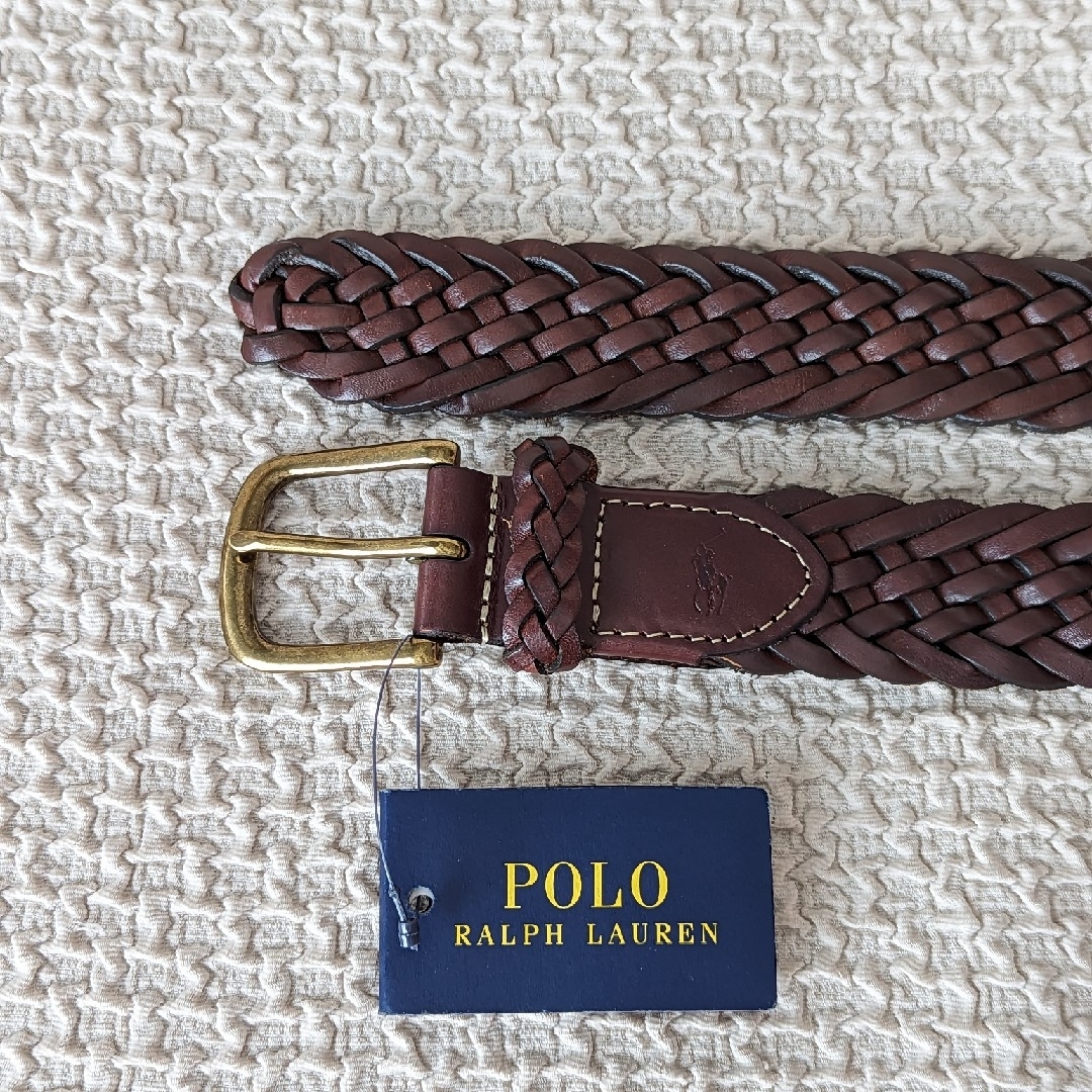 POLO RALPH LAUREN - 【未使用品】ラルフローレン 牛革メッシュベルト