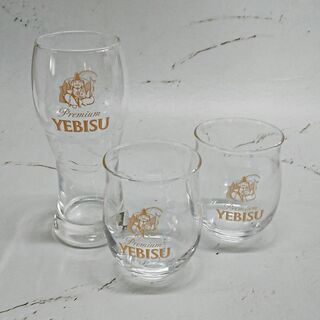 サッポロ(サッポロ)のSAPPORO premium YEBISU グラス/タンブラー 3個/ヱビス(アルコールグッズ)