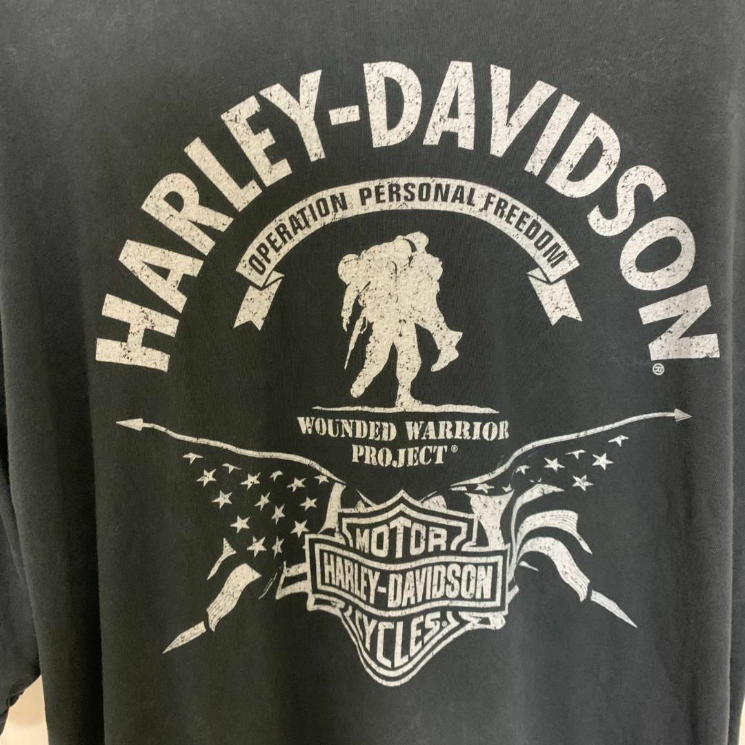 ハーレーダビッドソン半袖tシャツイーグルタグレアヴィンテージ - T