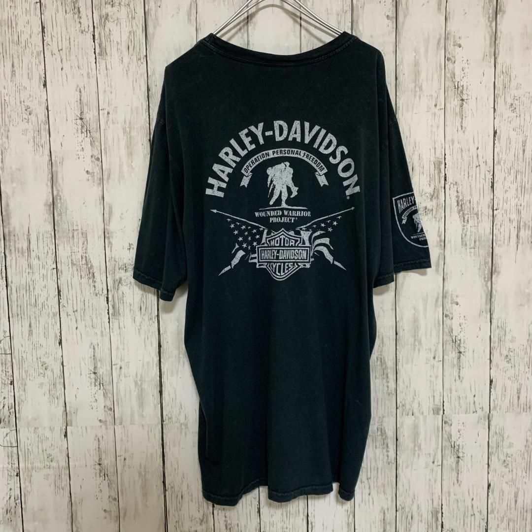 ハーレーダビッドソン半袖tシャツイーグルタグレアヴィンテージ - T