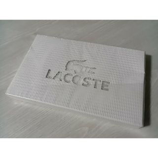 ラコステ(LACOSTE)の【新品】ラコステ LACOSTE タオルハンカチ ハンドタオル 白無地 ワニ 鰐(ハンカチ)