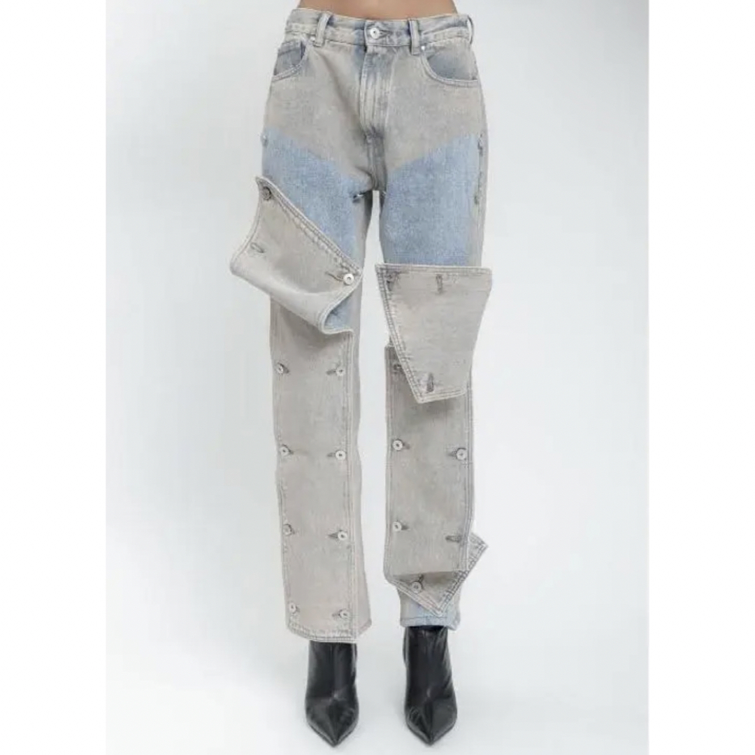 Y/project 21aw Panel Jeans(パネルジーンズ)-