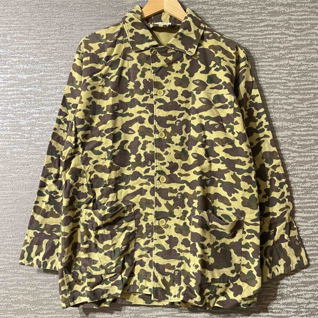 A BATHING APE 90s 初期  1st camo llbean Lシャツ