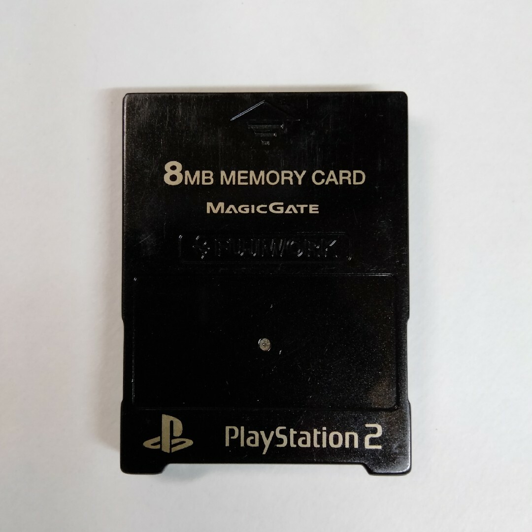 PlayStation2(プレイステーション2)のPS2 メモリーカード ブラック エンタメ/ホビーのエンタメ その他(その他)の商品写真