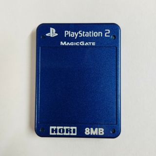 プレイステーション2(PlayStation2)のPS2 メモリーカード メタリックブルー(その他)