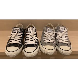 オールスター(ALL STAR（CONVERSE）)のconverse コンバース　オールスター　24.5cm ブラック　グレー(スニーカー)