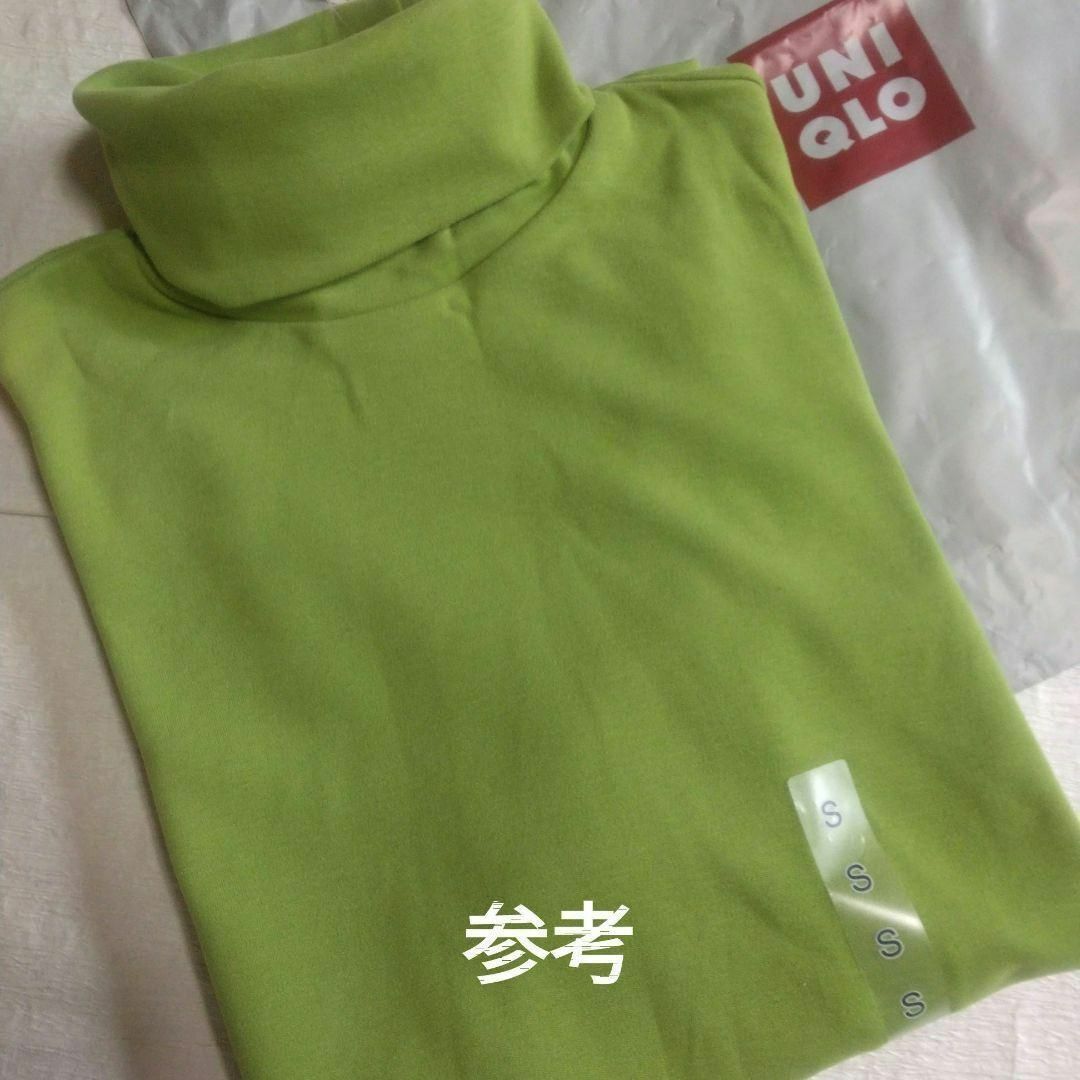 UNIQLO(ユニクロ)の③【新品未使用】【２枚】UNIQLO ソフトタッチハイネックT　M　長袖　ピンク メンズのトップス(Tシャツ/カットソー(七分/長袖))の商品写真