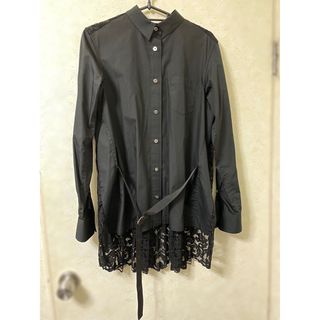 サカイ(sacai)のsacai サカイ　バックレース　シャツ　ブラウス(シャツ/ブラウス(長袖/七分))