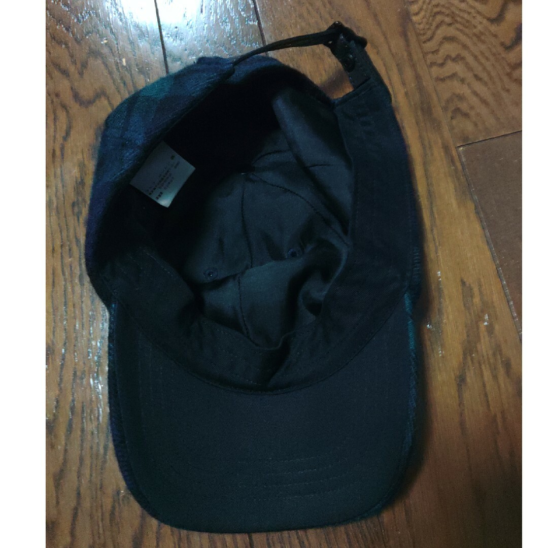 POLO RALPH LAUREN(ポロラルフローレン)のPOLO RALPH LAUREN　キャップ　革ベルト　ウール　チェック メンズの帽子(キャップ)の商品写真