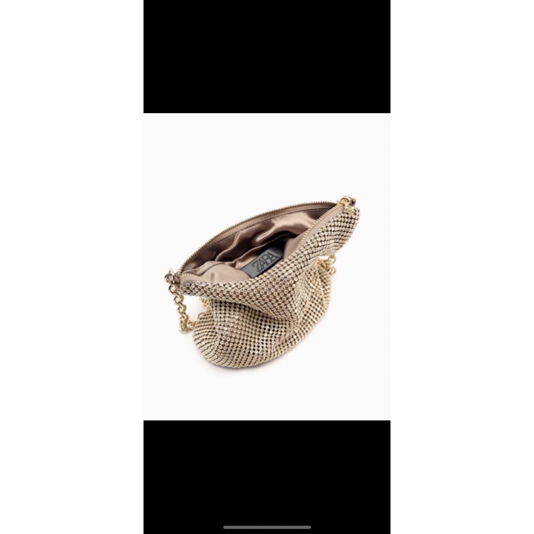 ZARA - 【大人気即完売】ZARA ラインストーン クロスボディ ZARA - 【大人気即完売】ZARA ラインストーン クロスボディ
