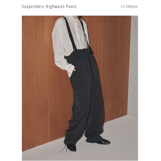 トゥデイフル(TODAYFUL)のタグ付き)新品)Suspenders Highwaist Pants(サロペット/オーバーオール)