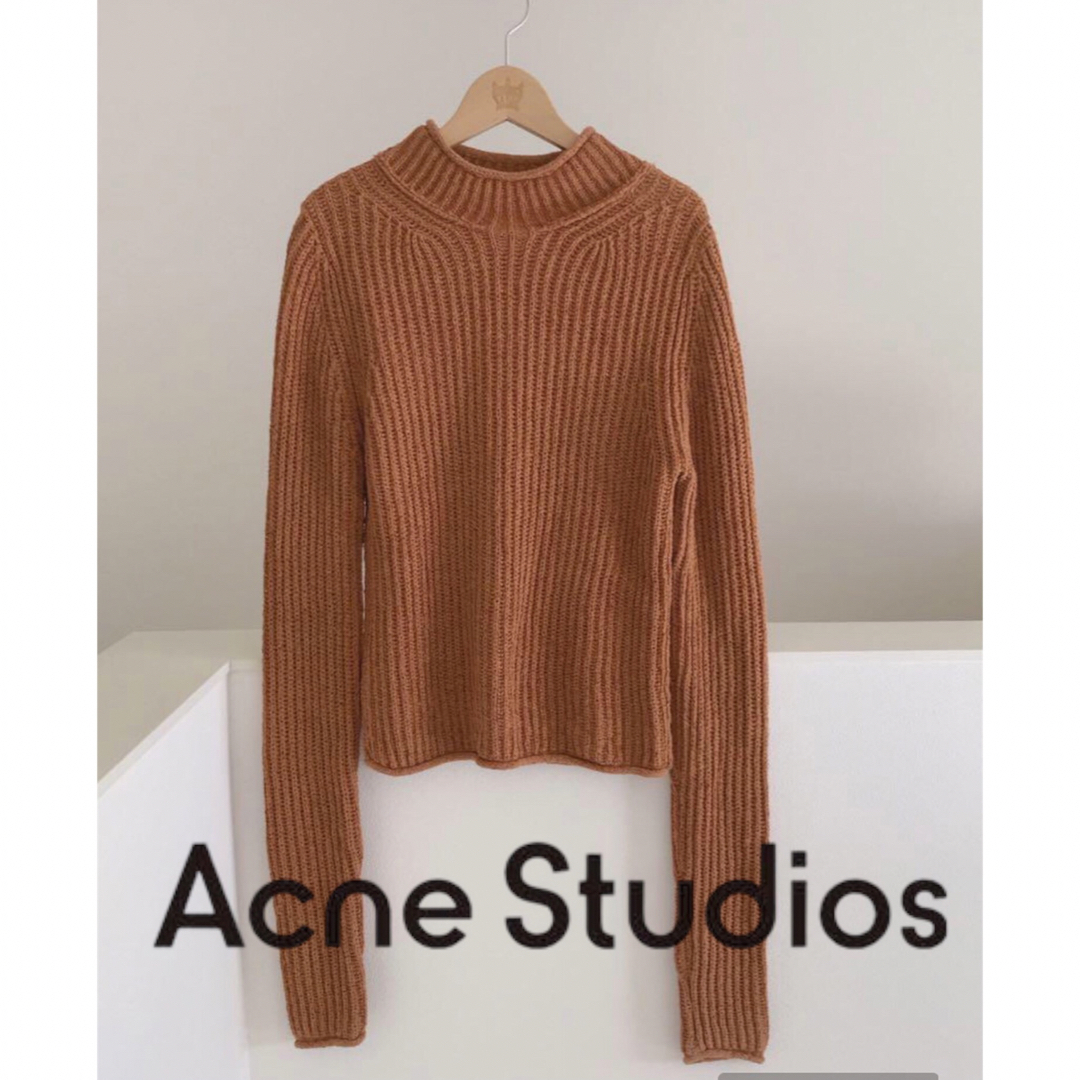 Acne studios リブモックネックセーター