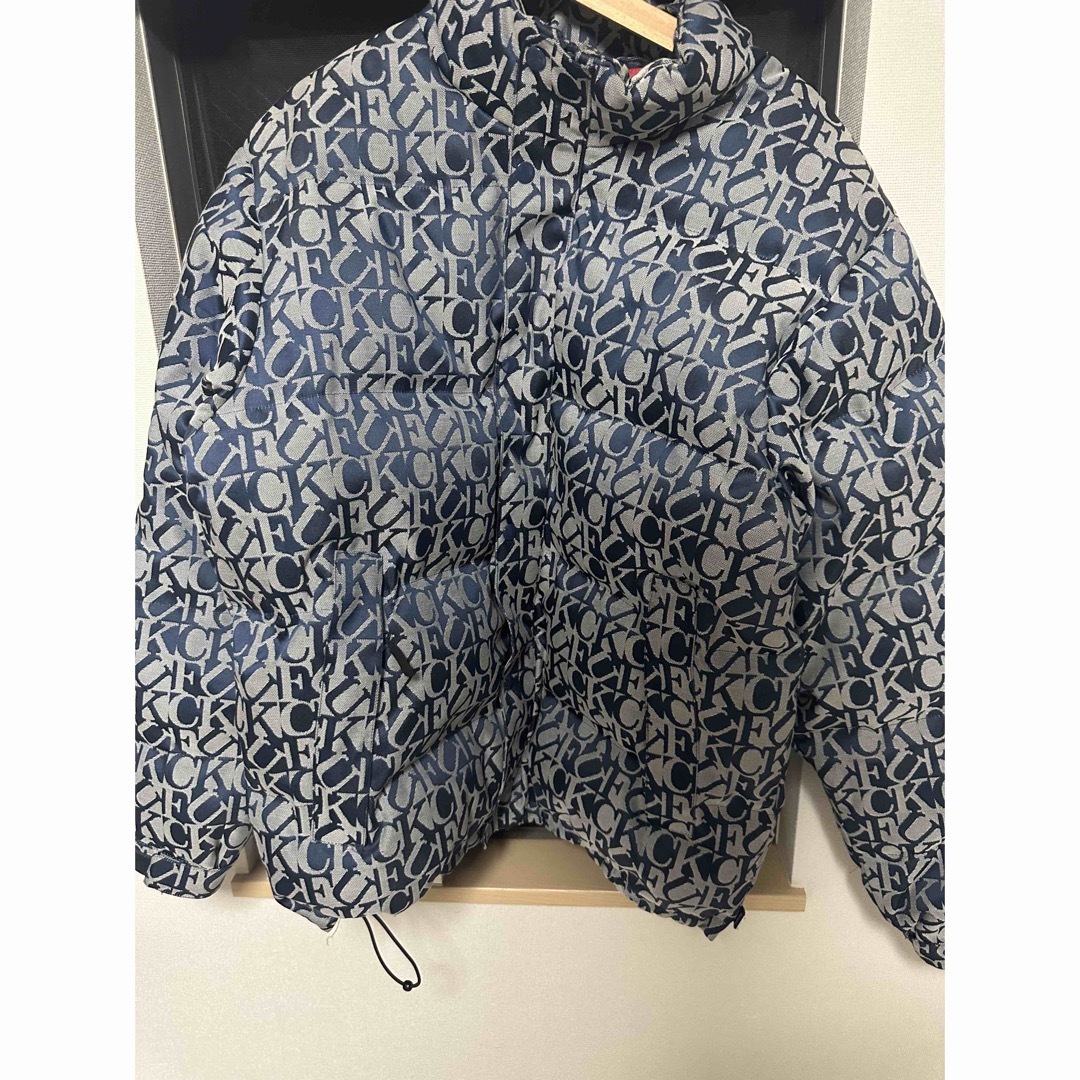 Supreme Fuck Jacquard Puffy Jacket - ダウンジャケット