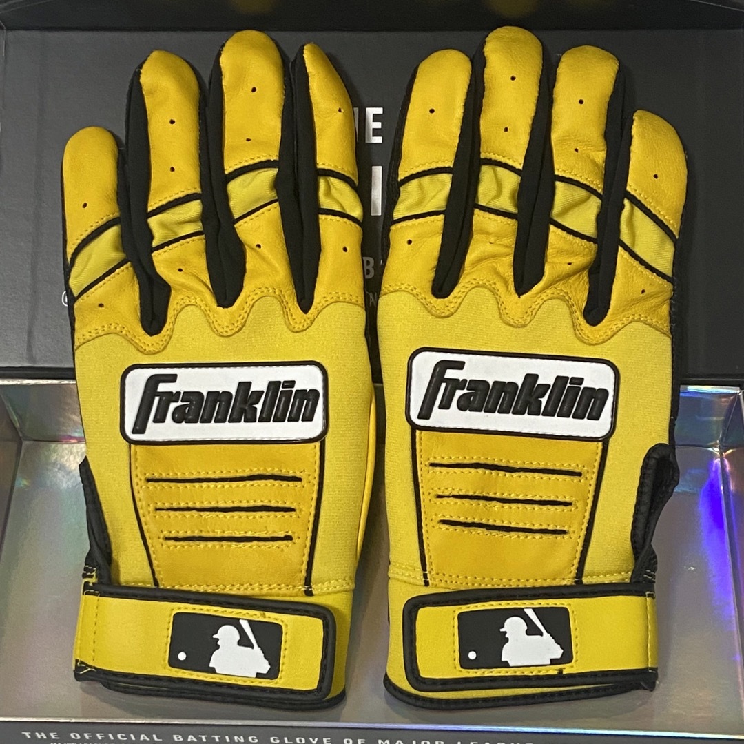 Franklin Custom CFX Pro 黄色×黒色 Lサイズ バッテ
