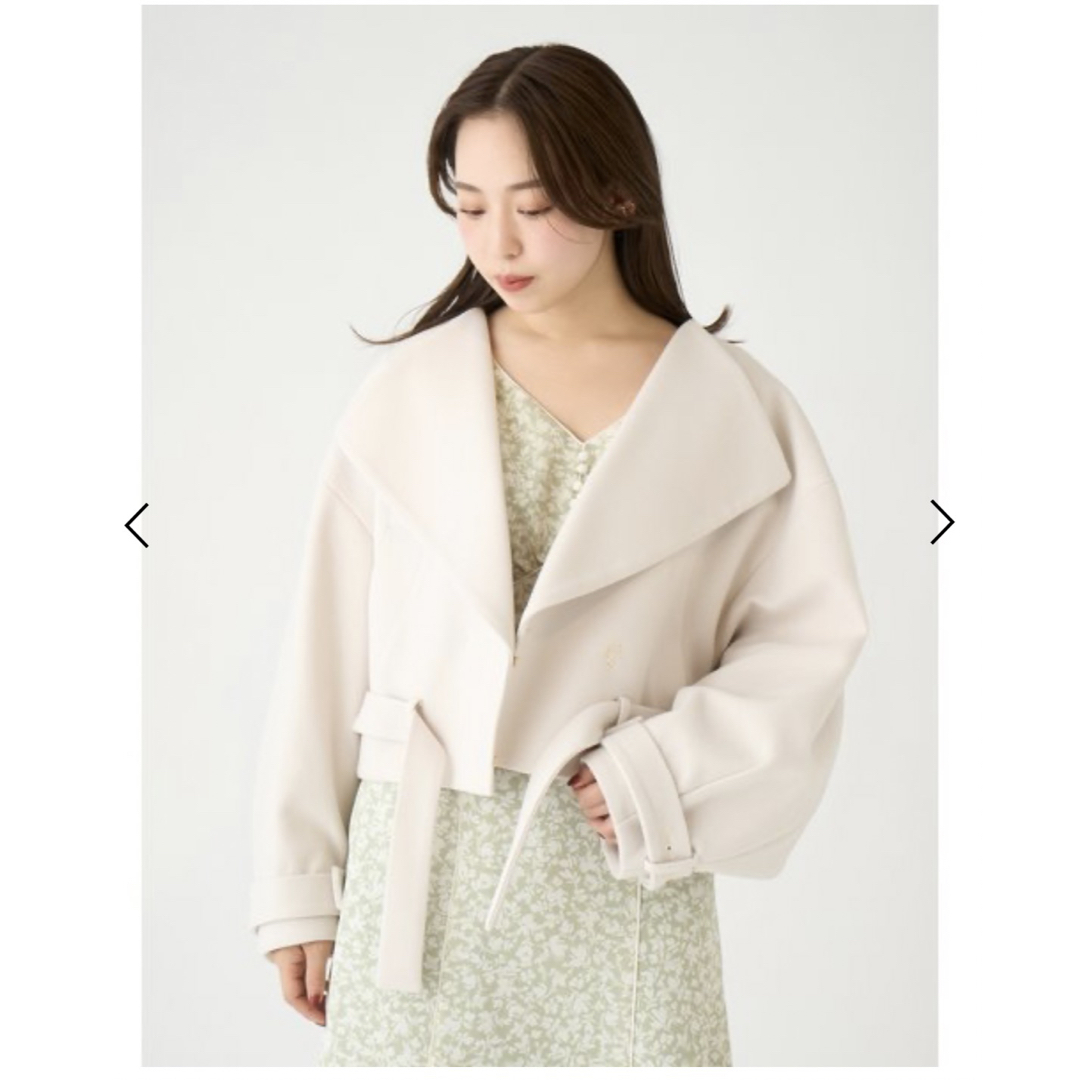 snidel Sustainable ショートブルゾン アイボリー 新品 完売品 | フリマアプリ ラクマ