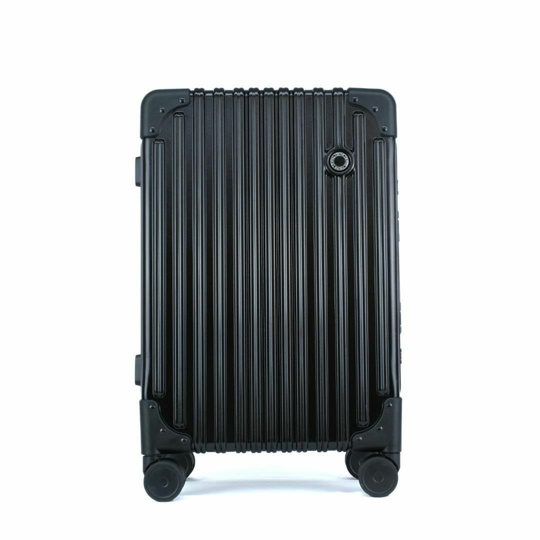 【色: ブラック】TRUNKTRAVEL スーツケース キャリーバッグ Mサイズ