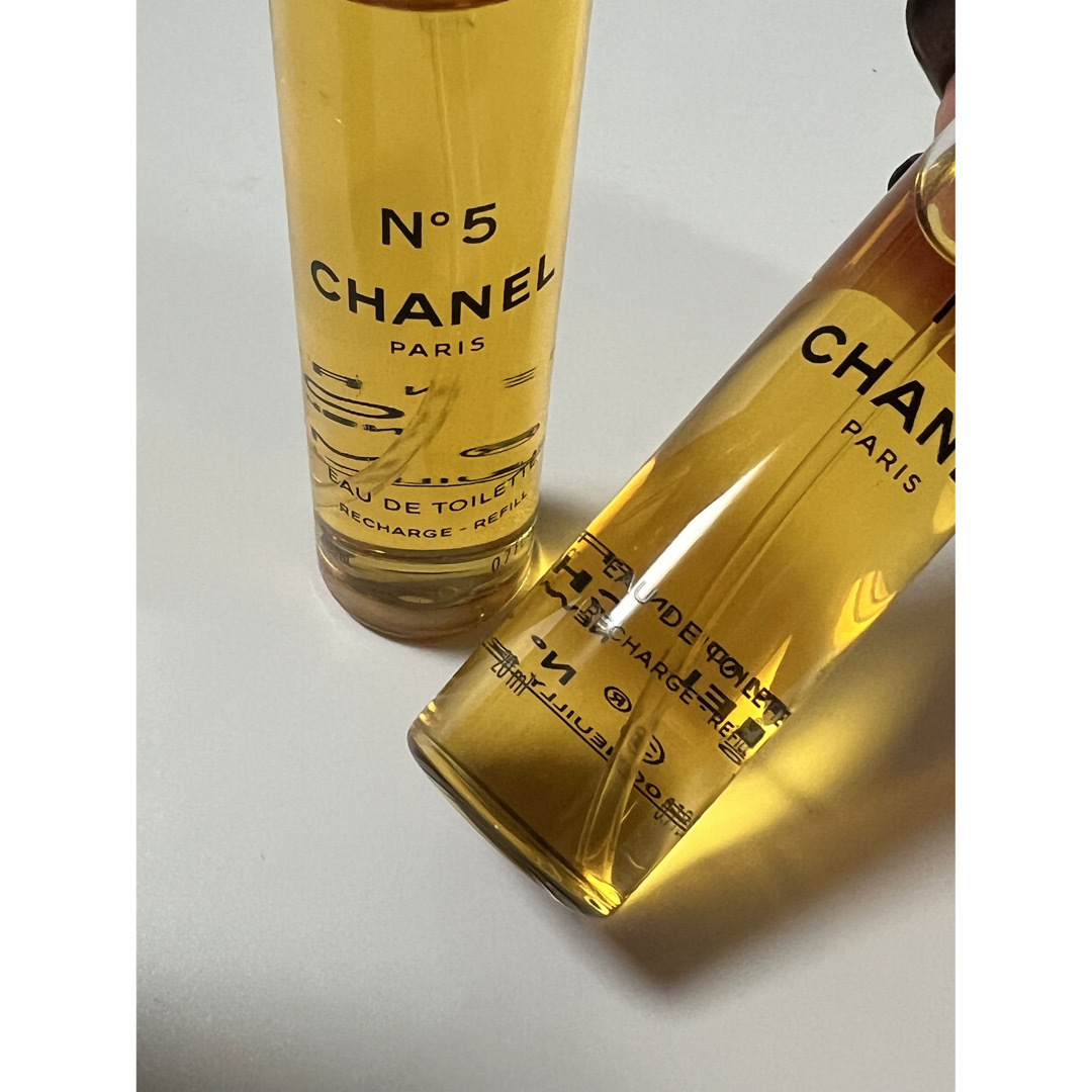 CHANEL NO.5オードトワレ ツイストスプレー リフィル2本付き　値下げ