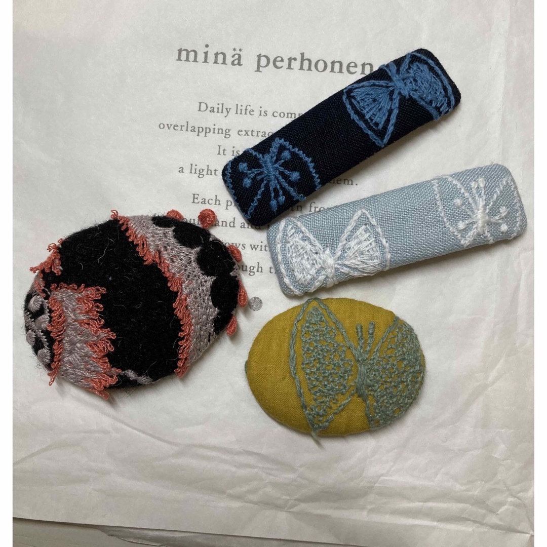 mina perhonen(ミナペルホネン)の♪みっちゃんさまご相談♪ ハンドメイドのアクセサリー(ヘアアクセサリー)の商品写真