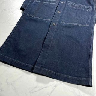 【極美品】agnes b. アニエスベーオム スタンドカラー デニムロング