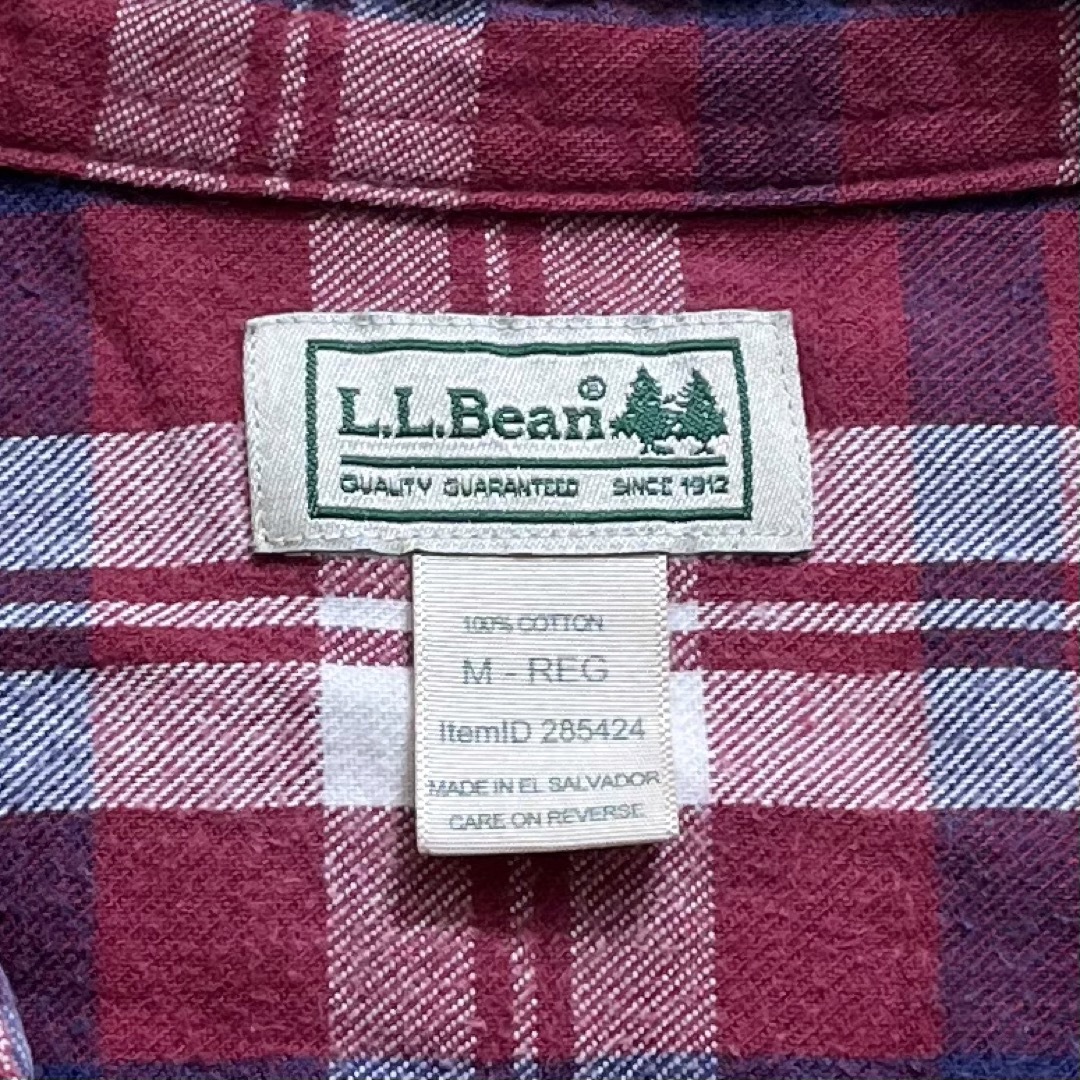 L.L.Bean(エルエルビーン)のL.L.Bean(USA)ビンテージフランネルチェックシャツ メンズのトップス(シャツ)の商品写真