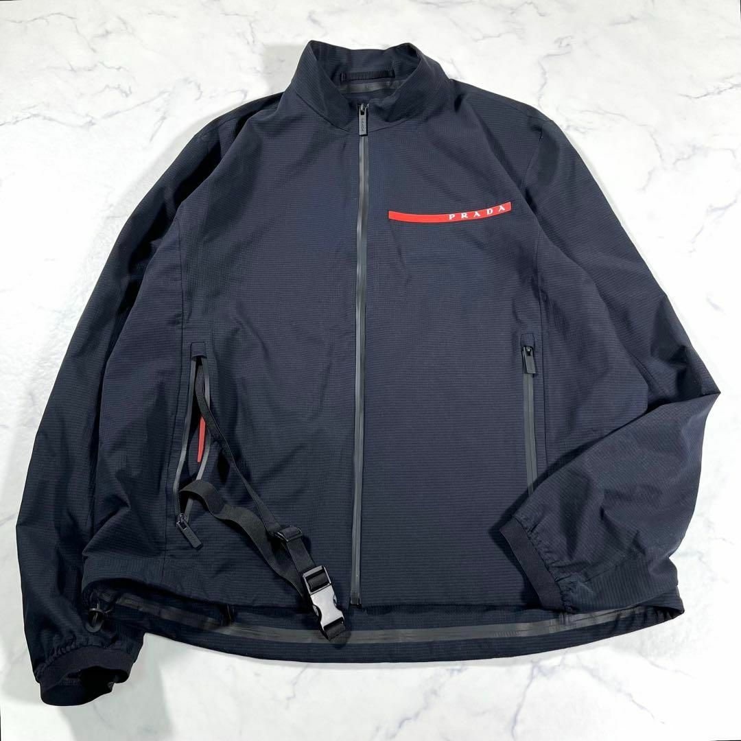 極美品】PRADA プラダ リネアロッサ ライトバイストレッチジャケット