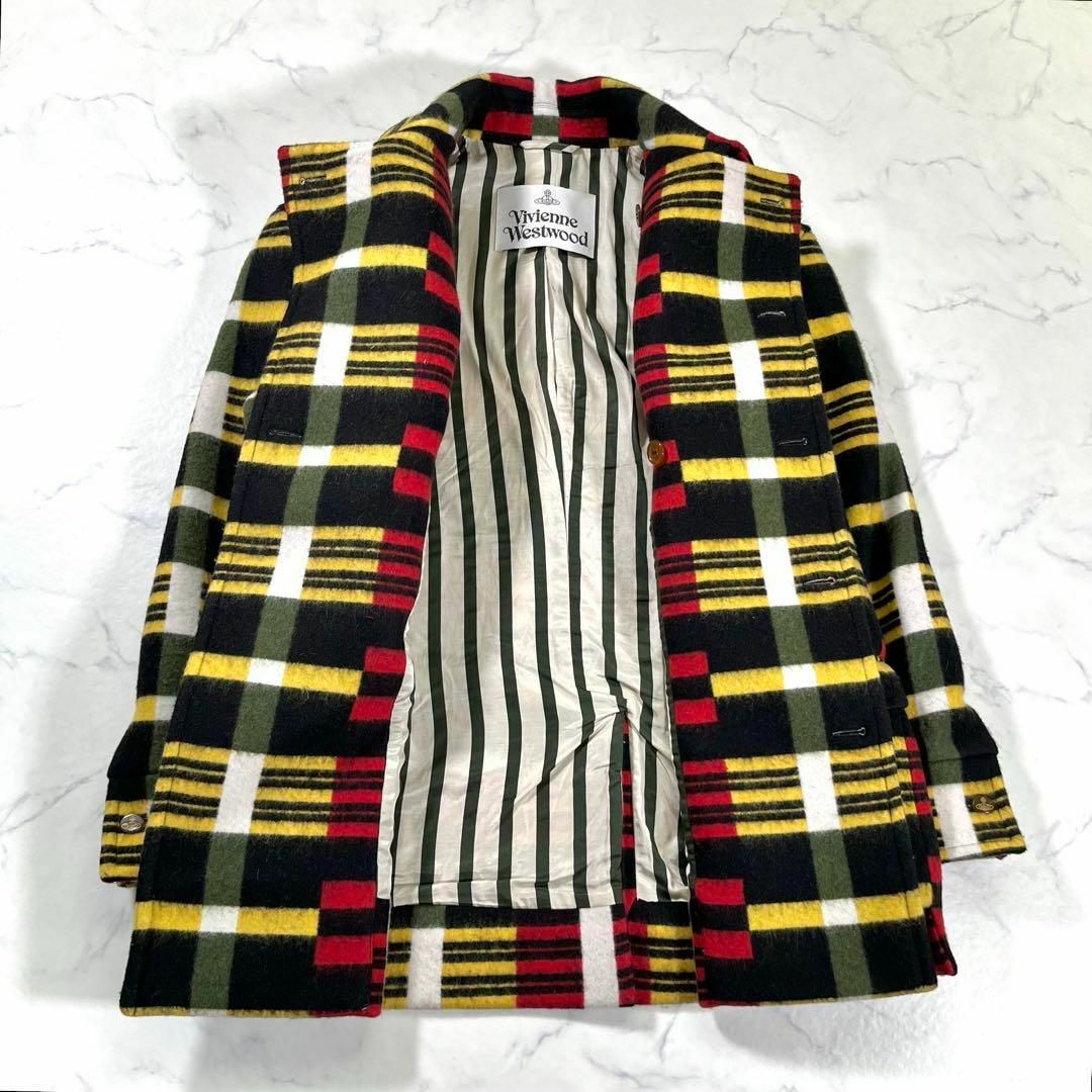 【極美品】Vivienne Westwood 22AW ビッグチェックピーコート