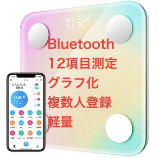 NICELAN 体重計 ヘルスメーター Bluetooth(体重計/体脂肪計)