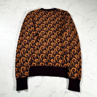 極美品】DRIES VAN NOTEN アラベスク 総柄 唐草模様 ニット-