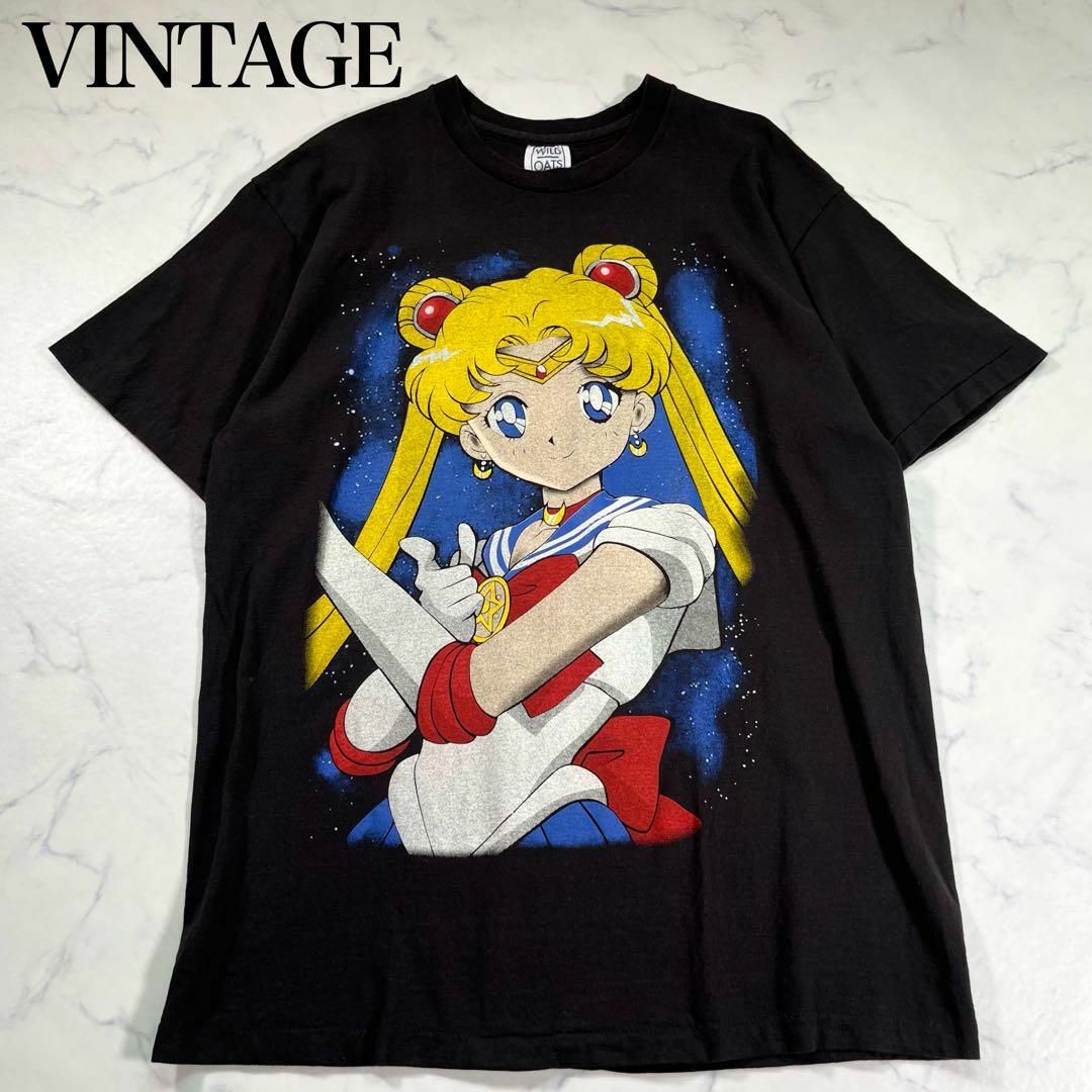 【貴重/美品】美少女戦士セーラームーン シングルステッチ両面プリントTシャツ