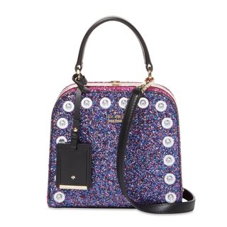 ケイトスペードニューヨーク(kate spade new york)のパープル ピンク ラメ グリッター バッグ(ショルダーバッグ)