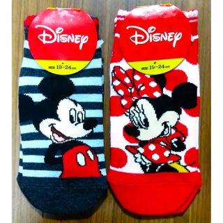 フクスケ(fukuske)の【新品】福助★Disney ミッキーミニー 2足組ソックス(ソックス)