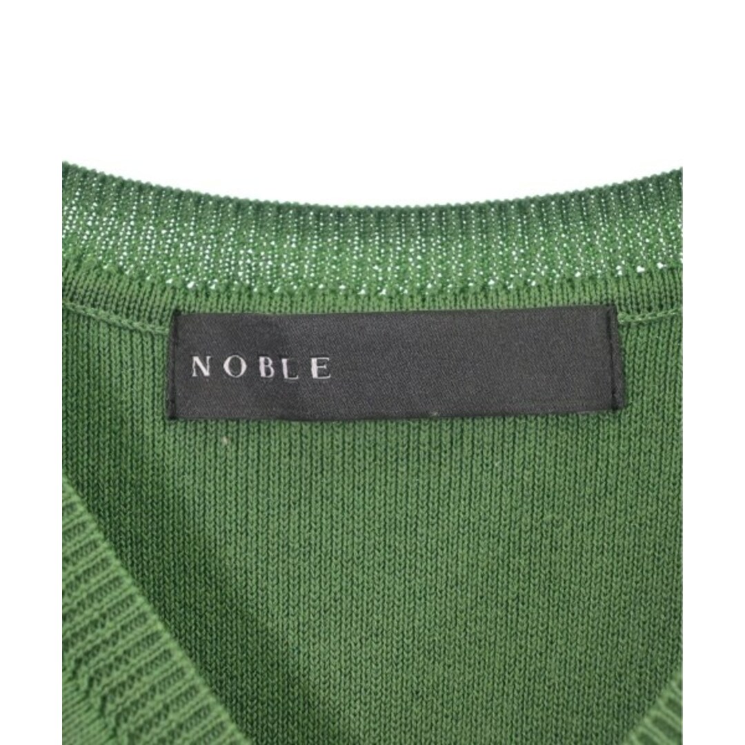 Noble(ノーブル)のNOBLE ノーブル ニット・セーター -(S位) 緑 【古着】【中古】 レディースのトップス(ニット/セーター)の商品写真