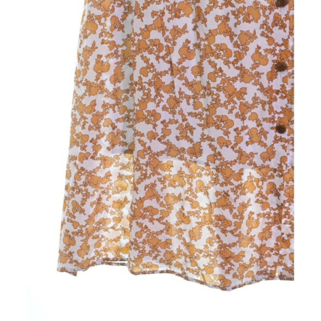 Ballsey(ボールジィ)のBallsey ロング・マキシ丈スカート 32(XS位) グレーx茶(花柄) 【古着】【中古】 レディースのスカート(ロングスカート)の商品写真