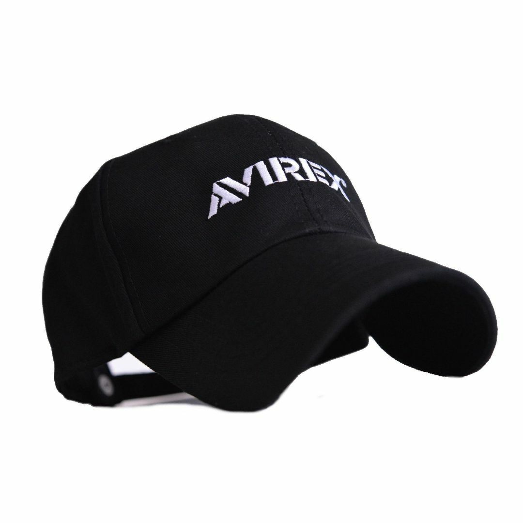 AVIREX 限定モデル キャップ 帽子 メンズ ブラックシリーズ 黒 アビレッ