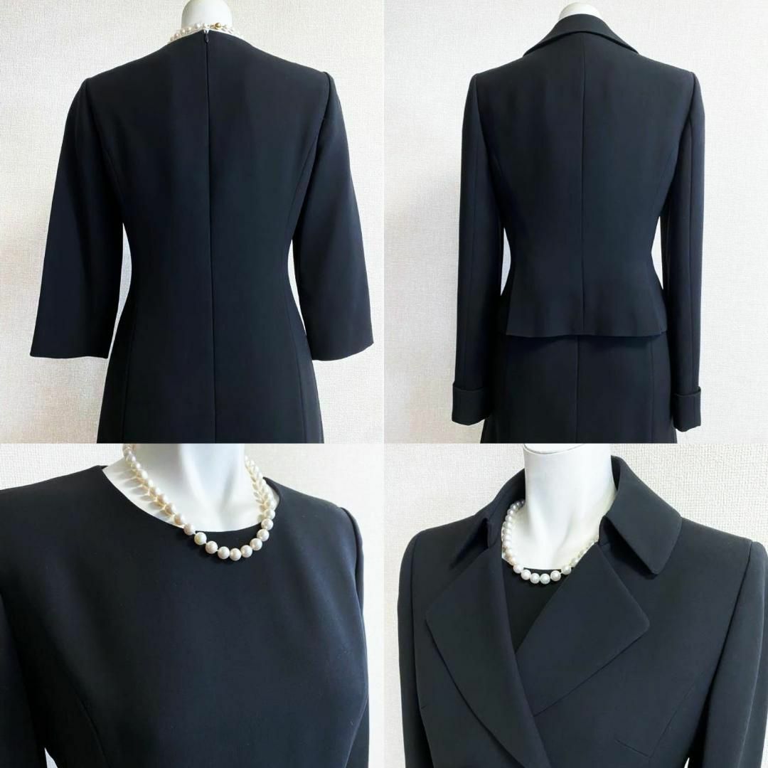 ◇当日発送可能【美品】ユキトリイ 高級喪服礼服 ワンピーススーツ-