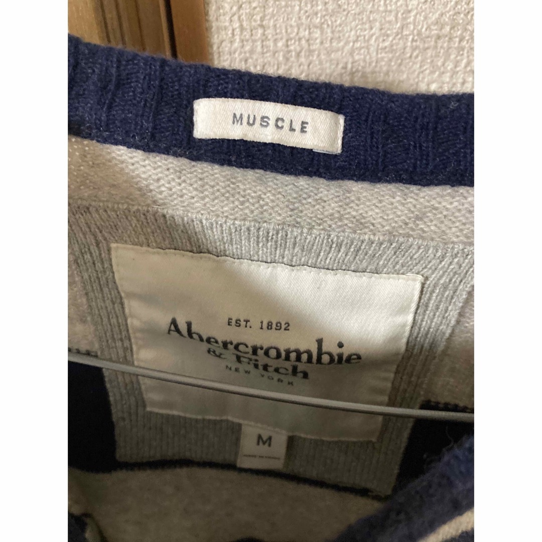 Abercrombie&Fitch(アバクロンビーアンドフィッチ)のアバクロ　ボーダーニット レディースのトップス(ニット/セーター)の商品写真